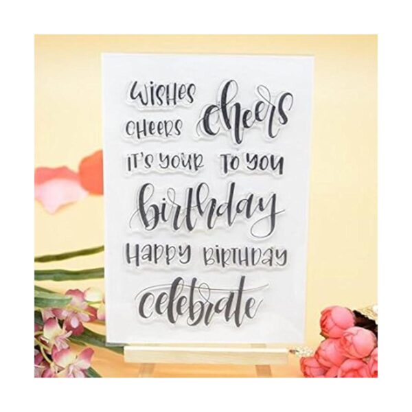 Wishes Cheers Sentiment Dies Cutings Sello transparente_3