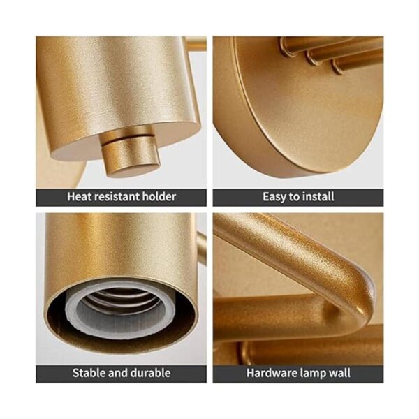 WUZUPS Lámpara de baño de 5 luces Morden para tocador de_4