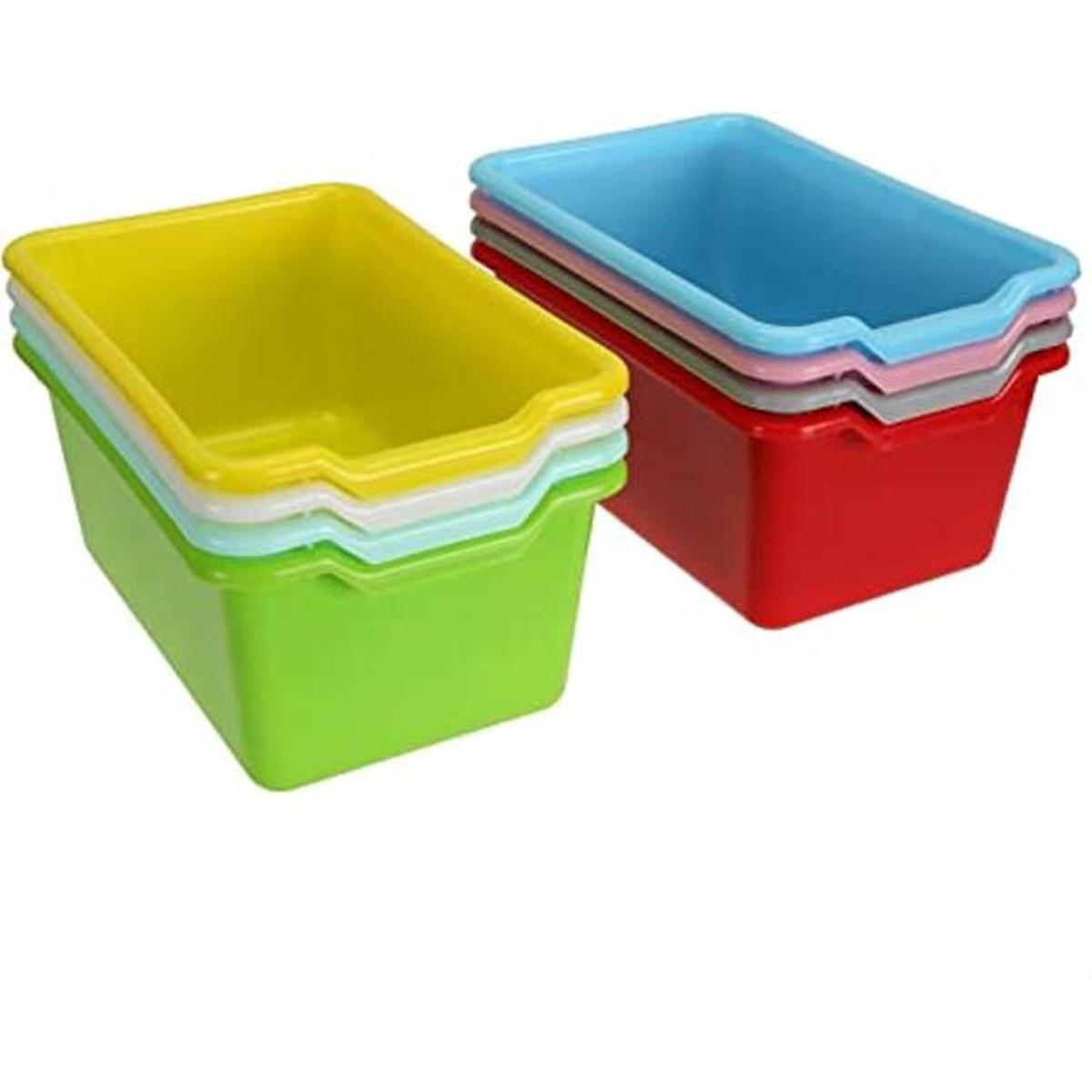 WUWEOT Paquete de 8 cubos de almacenamiento frontales de