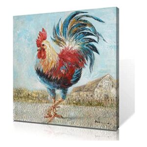Arte de pared de gallo para decoración de cocina_1