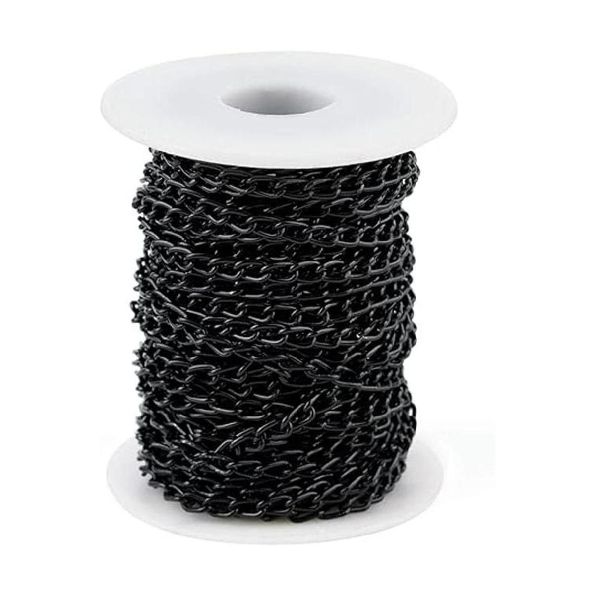 WUBOECE Cadena de eslabones de aluminio de 11 yardas con