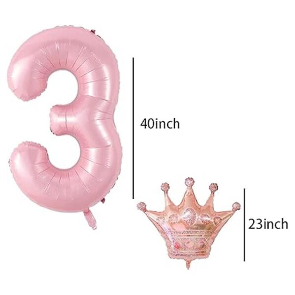 Globos de cumpleaños con número de 40 pulgadas globos_3