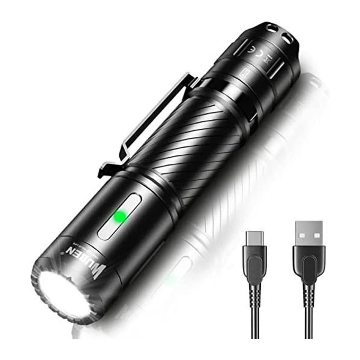 WUBEN C3 Linternas recargables de 1200 lúmenes de alto