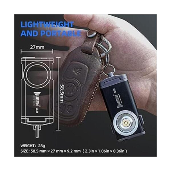 WUBEN Mini llavero G2 linterna de bolsillo recargable de_6