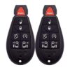 Llavero de 7 botones compatible con Chrysler Town and_1