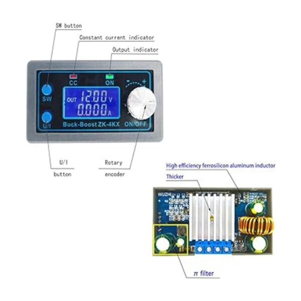 WSDMAVIS 1 unidad DCDC Buck Boost Convertidor Regulador CC_3