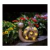 WSgift Figura de caracol de resina para jardín funciona_5