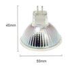 Welsun MR16 Bombilla LED 24 V GU5.3 5 W equivalente a