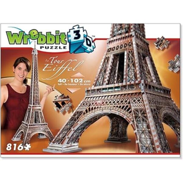 WREBBIT 3D Rompecabezas estándar de la Torre Eiffel_5