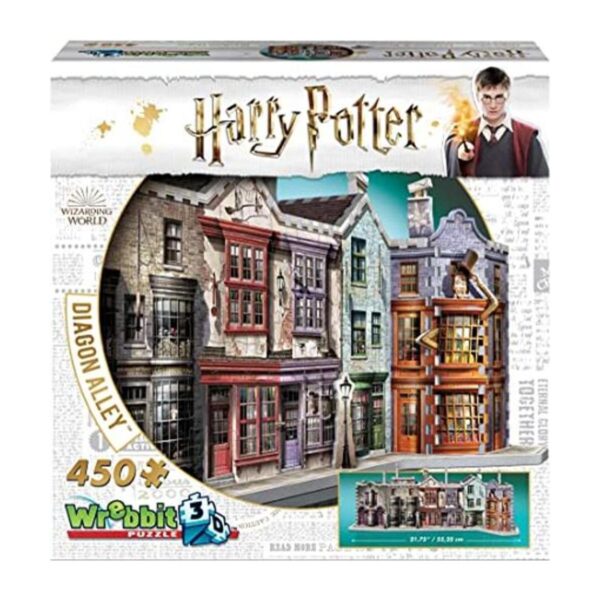 Rompecabezas 3D del Callejón Diagon de Wrebbit 450 piezas_1