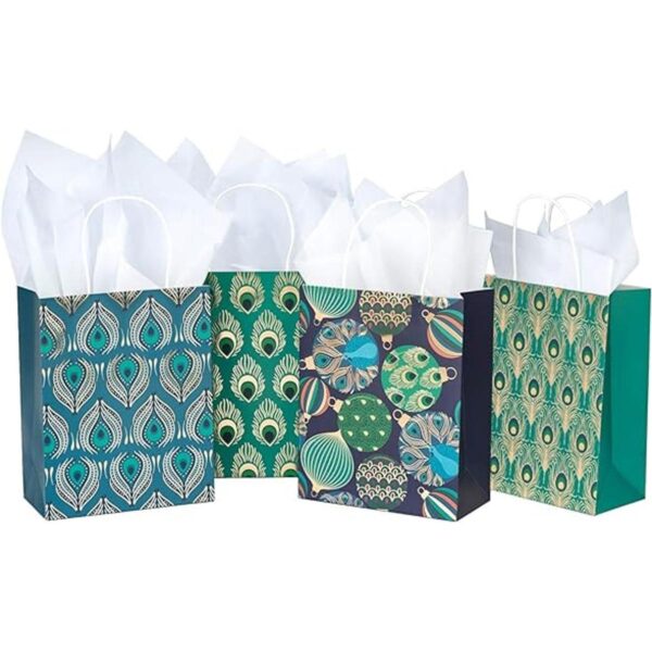 WRAPAHOLIC Bolsas de regalo de tamaño mediano 12 bolsas_1