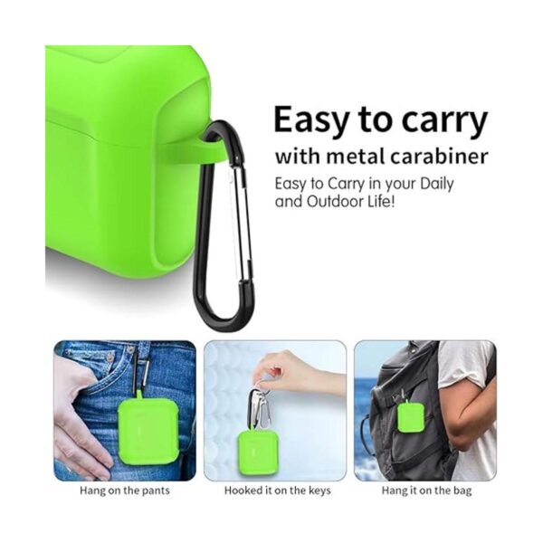 Funda de silicona para Indy Evo verde luminoso suave y_5