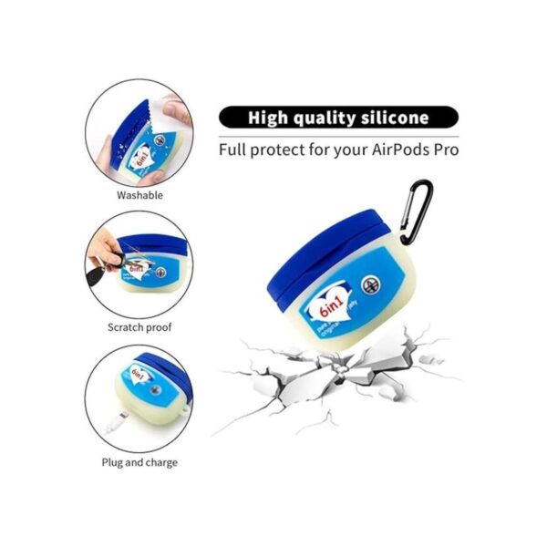 WQNIDE Botella azul para Airpods Pro juego de accesorios_3
