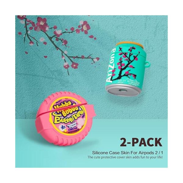 Paquete de 2 Linda funda para Airpod 21 3D de dibujos