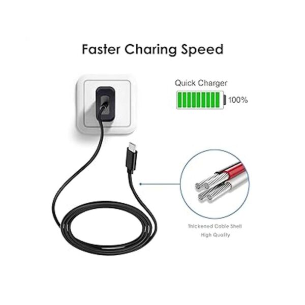Cargador de pared rápido y cable de carga USB tipo C de 5_4