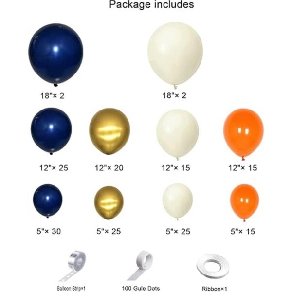Kit de arco de guirnalda de globos azul marino azul_2