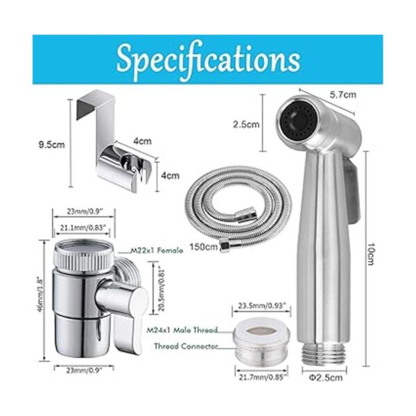 Home Handheld Bidet Sprayer Kit de baño paño de bebé