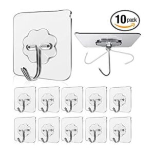 Ganchos de pared de 33.1 lbs máximo transparentes_1