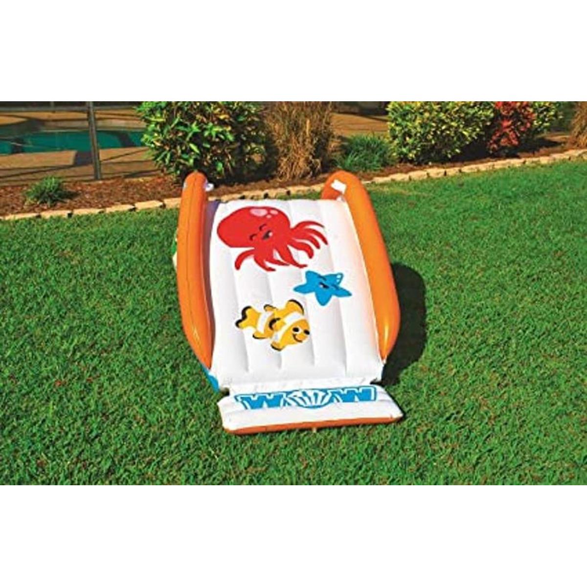 WOW Sports Tobogán acuático inflable solo deslizante