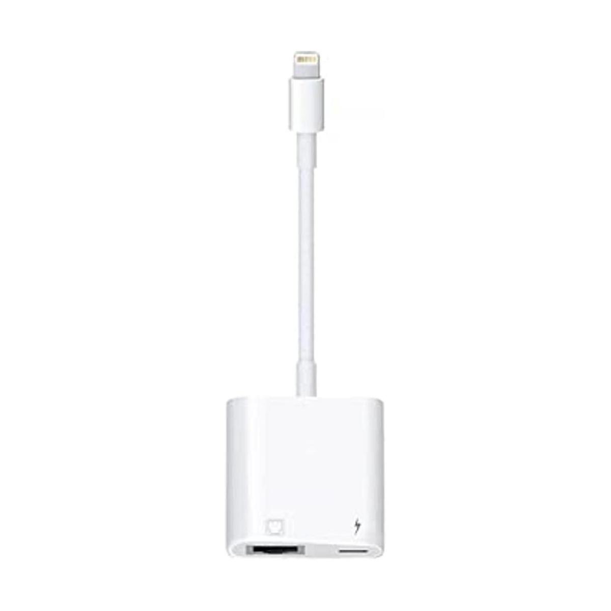 Adaptador de red LAN Ethernet Lightning a RJ45 con puerto