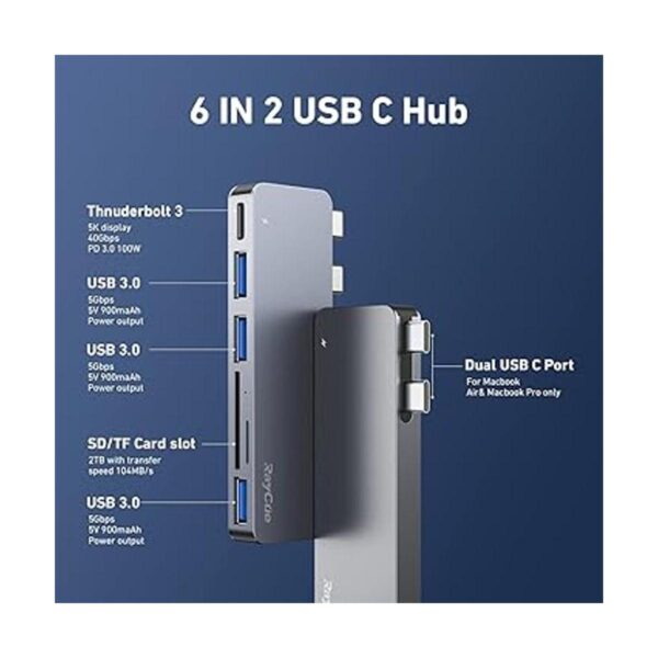 Adaptadores USB C Hub para MacBook Pro de 1416 pulgadas_2