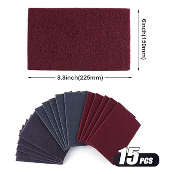 Juego de 15 almohadillas para desgarro uso general kit_2