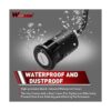 WOOSTAR Interruptor de llave de encendido de 2 cables para_5