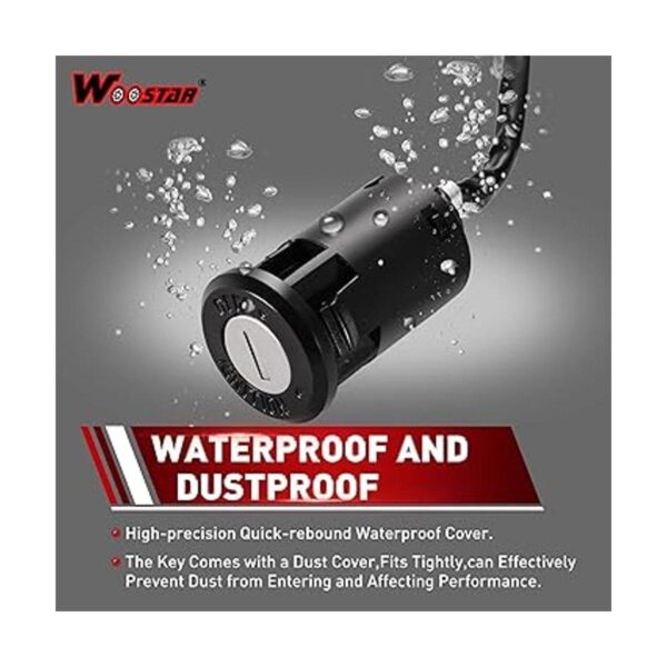 WOOSTAR Interruptor de llave de encendido de 2 cables para_5