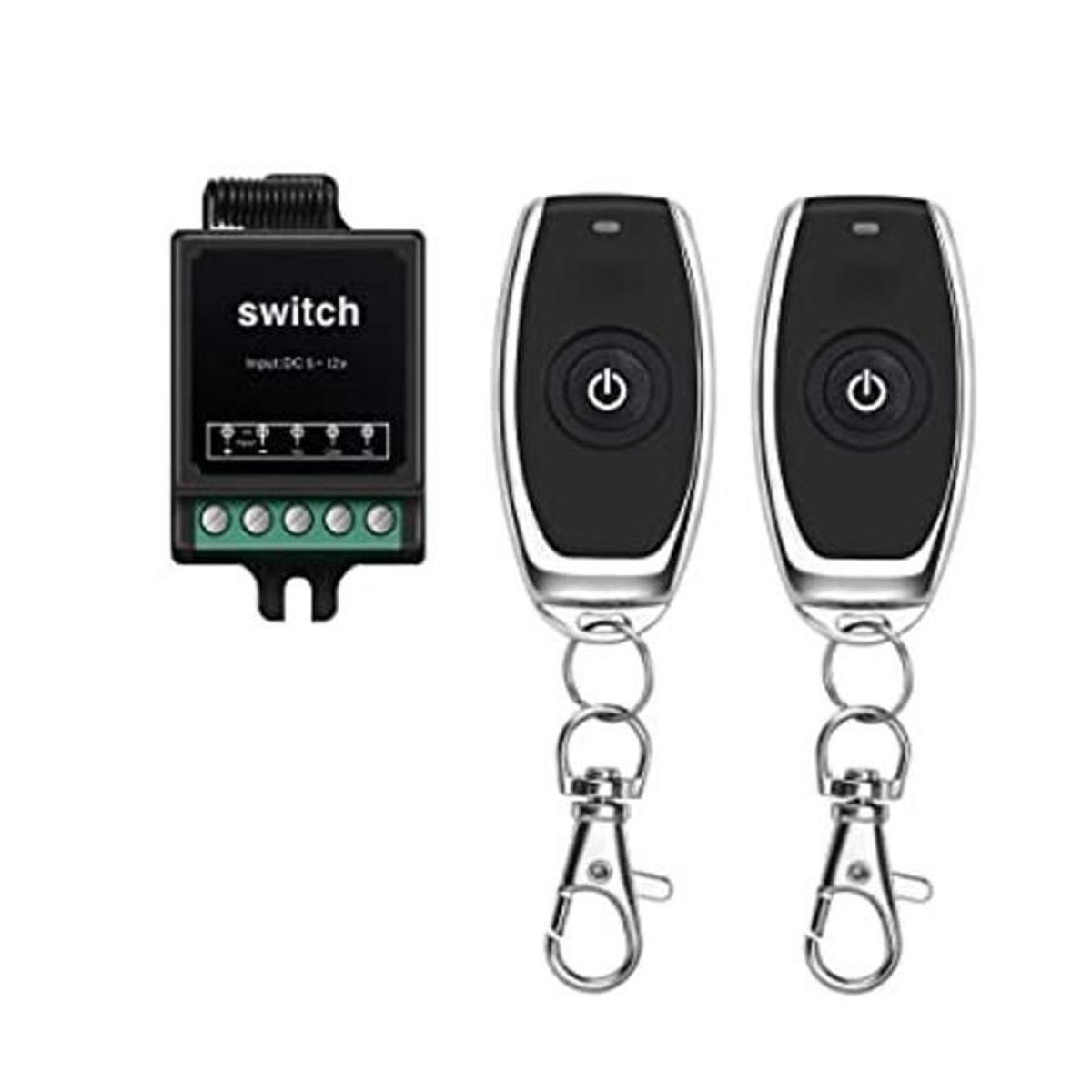 WOODGUILIN Mini interruptor inalámbrico de 12 V con
