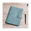 Wonderpool Cuaderno de cuero recargable carpeta en_3