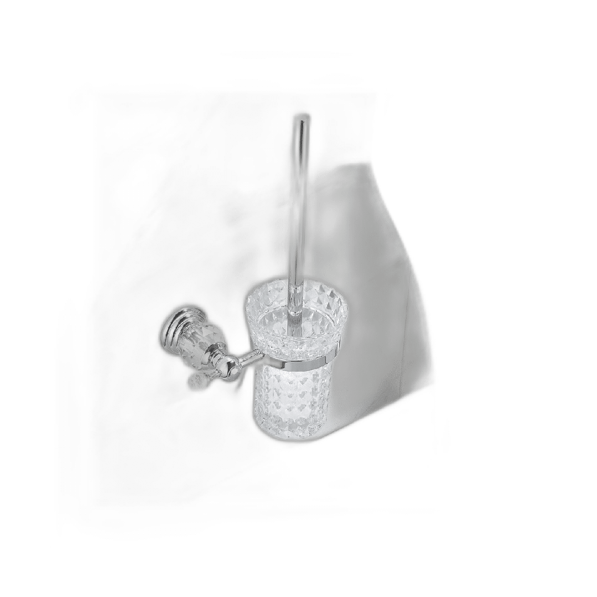 WOLIBEER Soporte para cepillos de inodoro de cristal