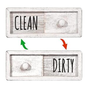 WOJOGO Letrero magnético para lavavajillas Clean Dirty_1