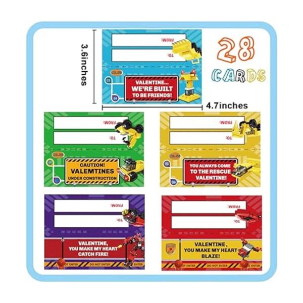 Tarjetas del día de San Valentín con bloques de_2