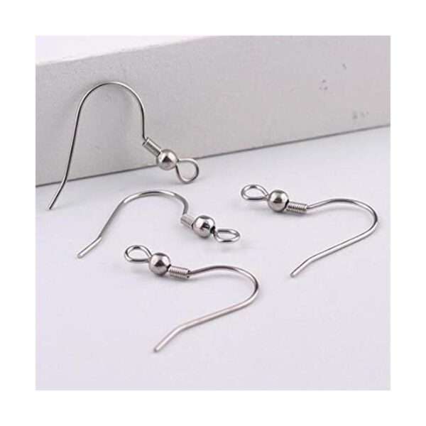 Aretes colgantes de acero inoxidable de estilo mixto con_3