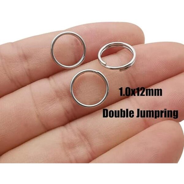 250 anillos divididos de acero inoxidable anillos de
