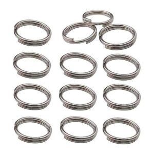 250 anillos divididos de acero inoxidable anillos de