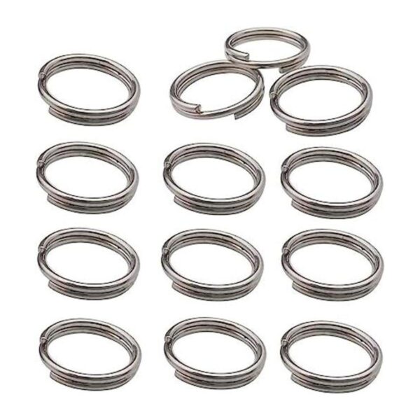 250 anillos divididos de acero inoxidable anillos de