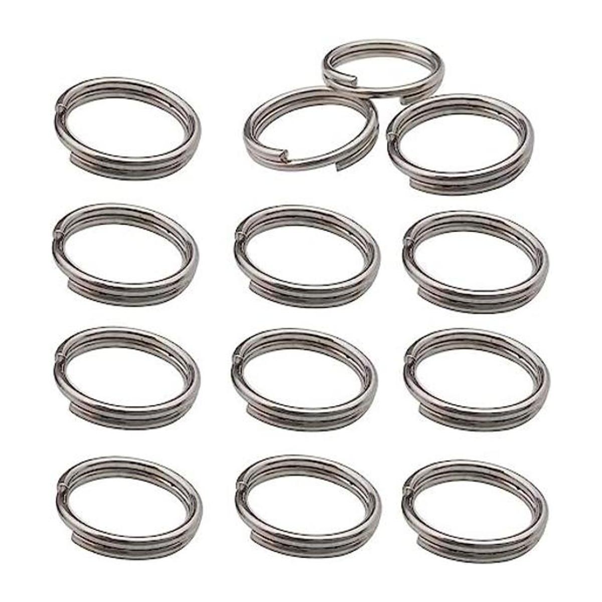 250 anillos divididos de acero inoxidable anillos de