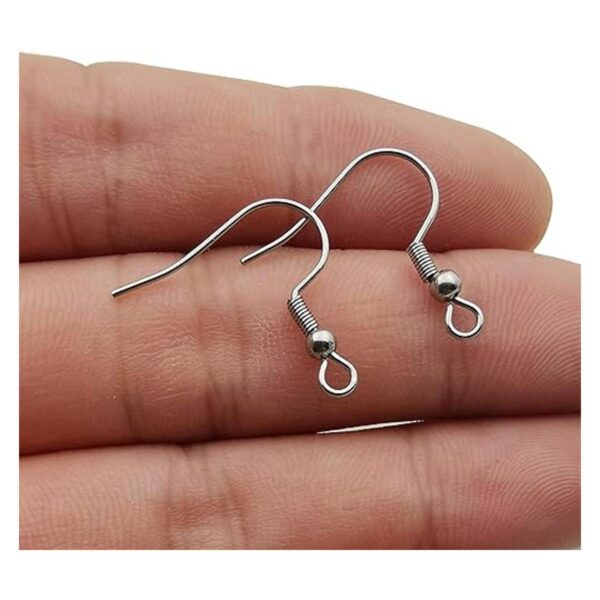 Aretes colgantes de acero inoxidable de estilo mixto con_2
