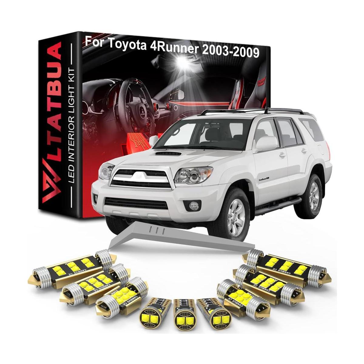 Kit de luz LED interior de repuesto para Toyota 4Runner