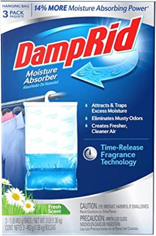 DampRid Absorbente de humedad para colgar con aroma