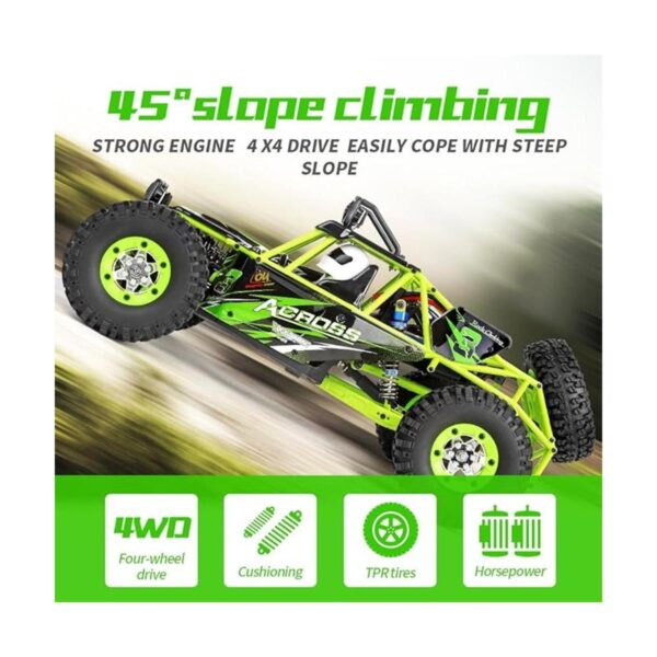 WLtoys RC Cars escala 112 2.4G 4WD eléctrico de alta_2