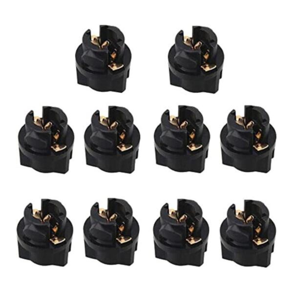 WLJH 10 piezas T5 Twist Lock Socket 74 73 37 2721 Base de_1