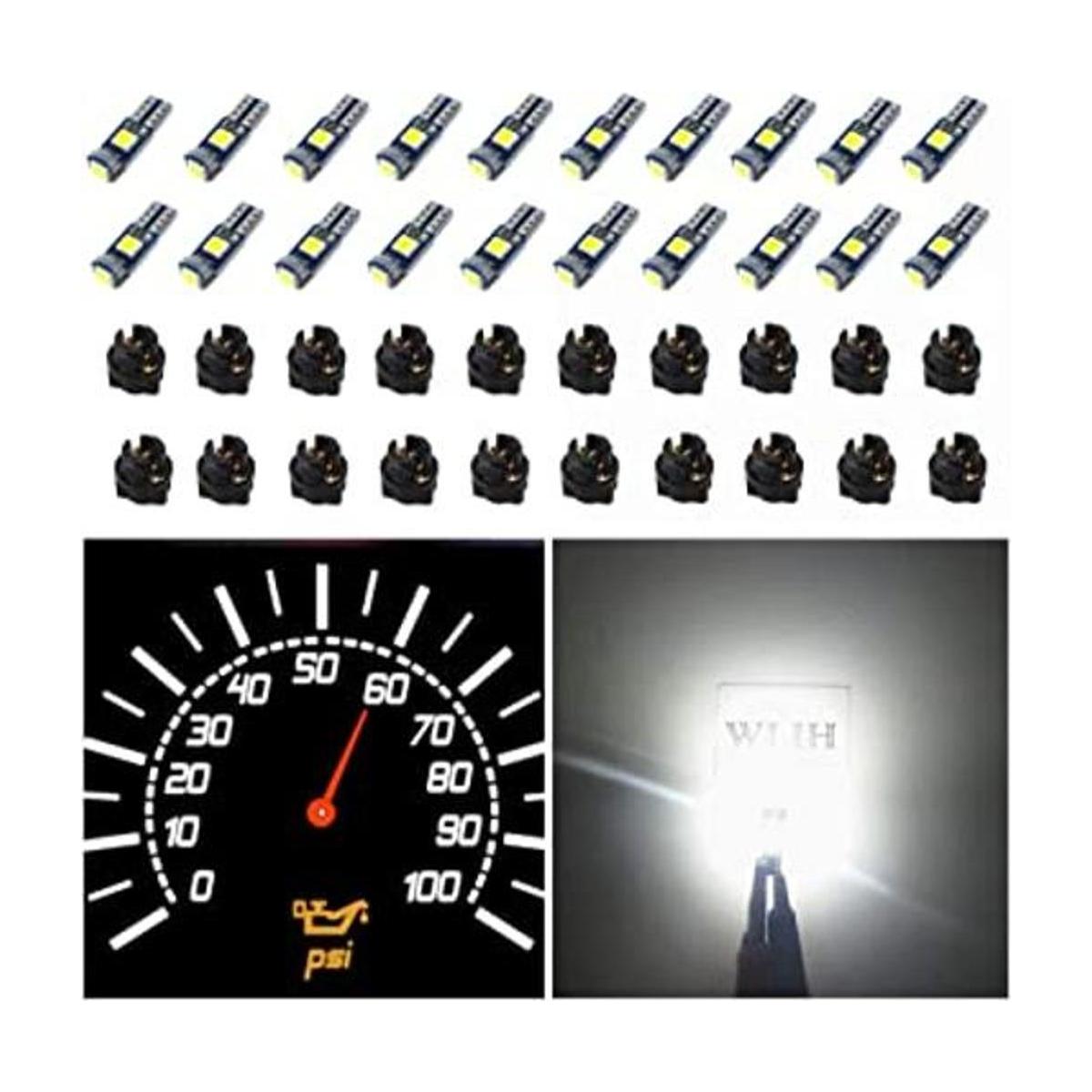 WLJH 74 Bombillas LED de luces de tablero superbrillantes