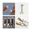 Llavero 40 piezas de 1.0 in 0.984 in 5 colores kit de