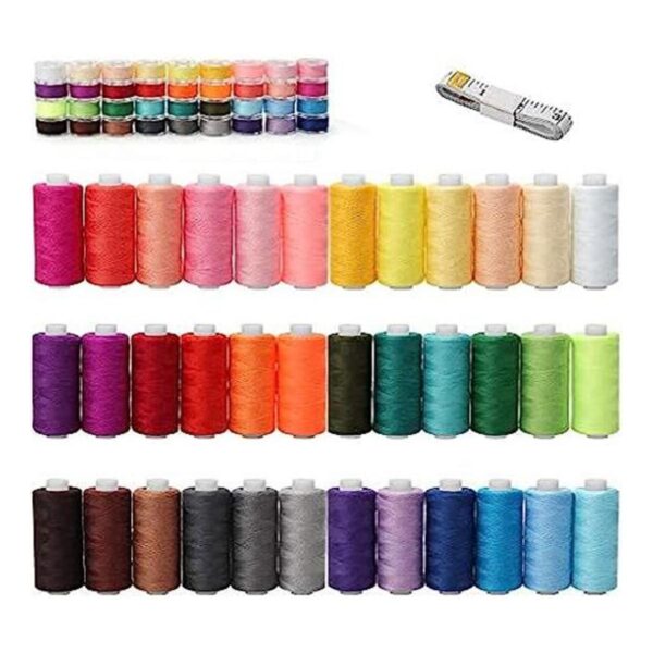 WIWAPLEX Kits de hilos de coser de 72 bobinas 437 yardas_1