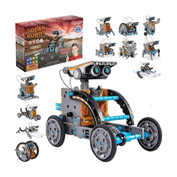 WISHKY TOYS STEM Juguetes de robot solar 12 en 1 kit de_1