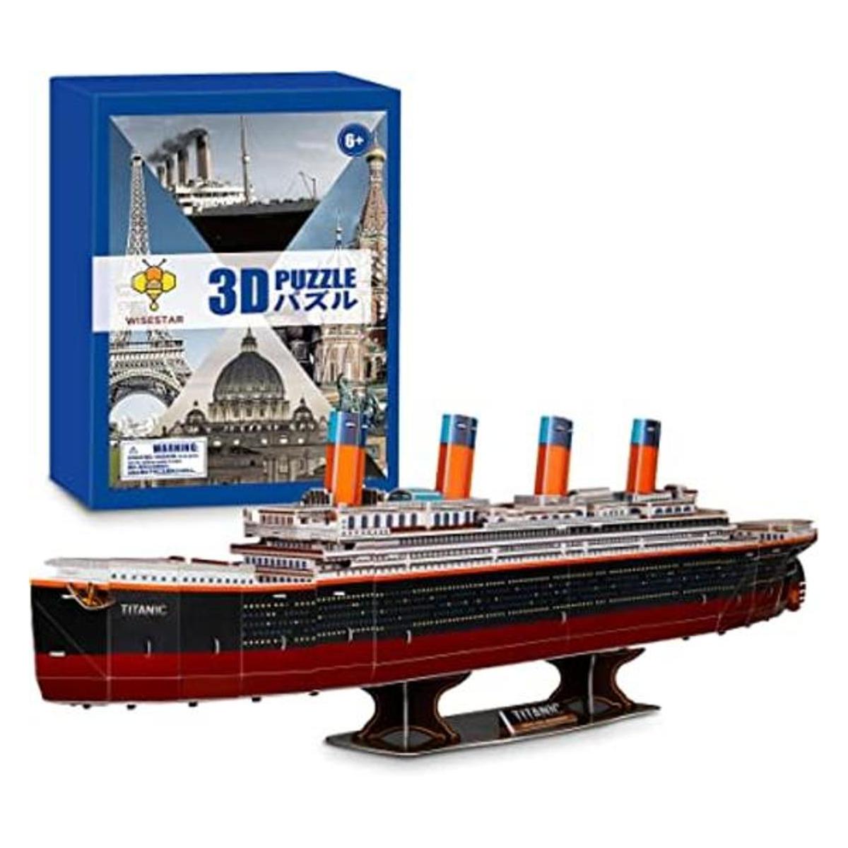 WISESTAR 32.2 pulgadas de largo Titanic Rompecabezas 3D