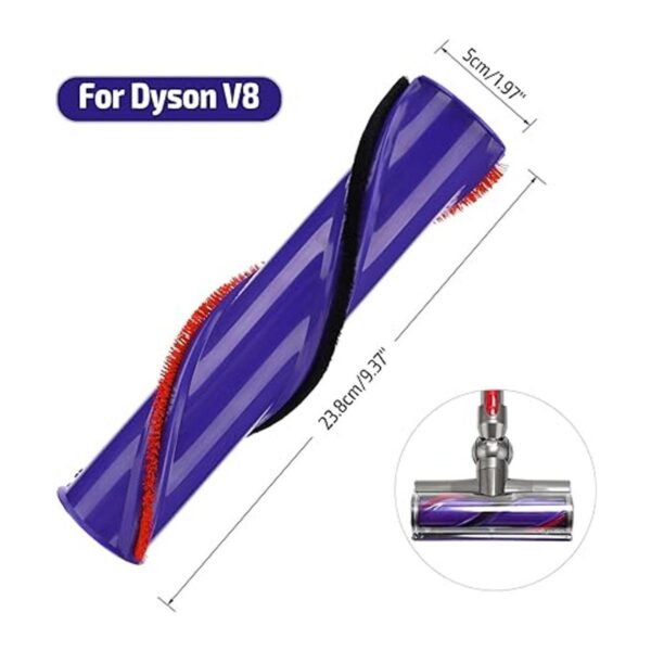 WIOR Rodillo de cepillo de rodillo compatible con Dyson V8