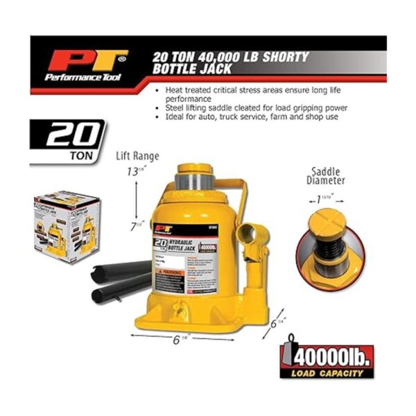 Performance Tool W1644 Gato de botella corto resistente_5